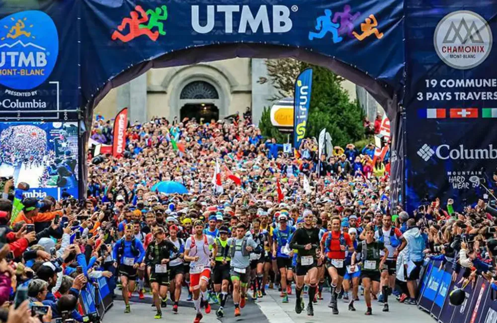 Gara Trail Running UTMB partenza Ultra Trail Monte Bianco 74794f6d