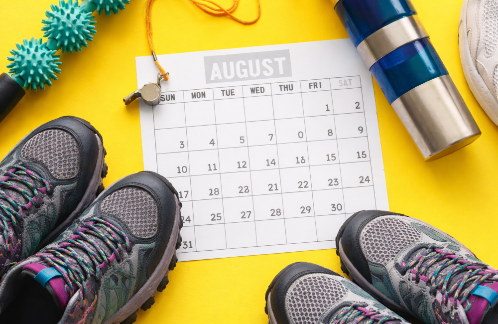 Scarpe da corsa e calendario fitness b31c6272
