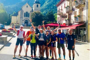 Ultra Trail Monte Bianco arrivo della gara c8c94ba2