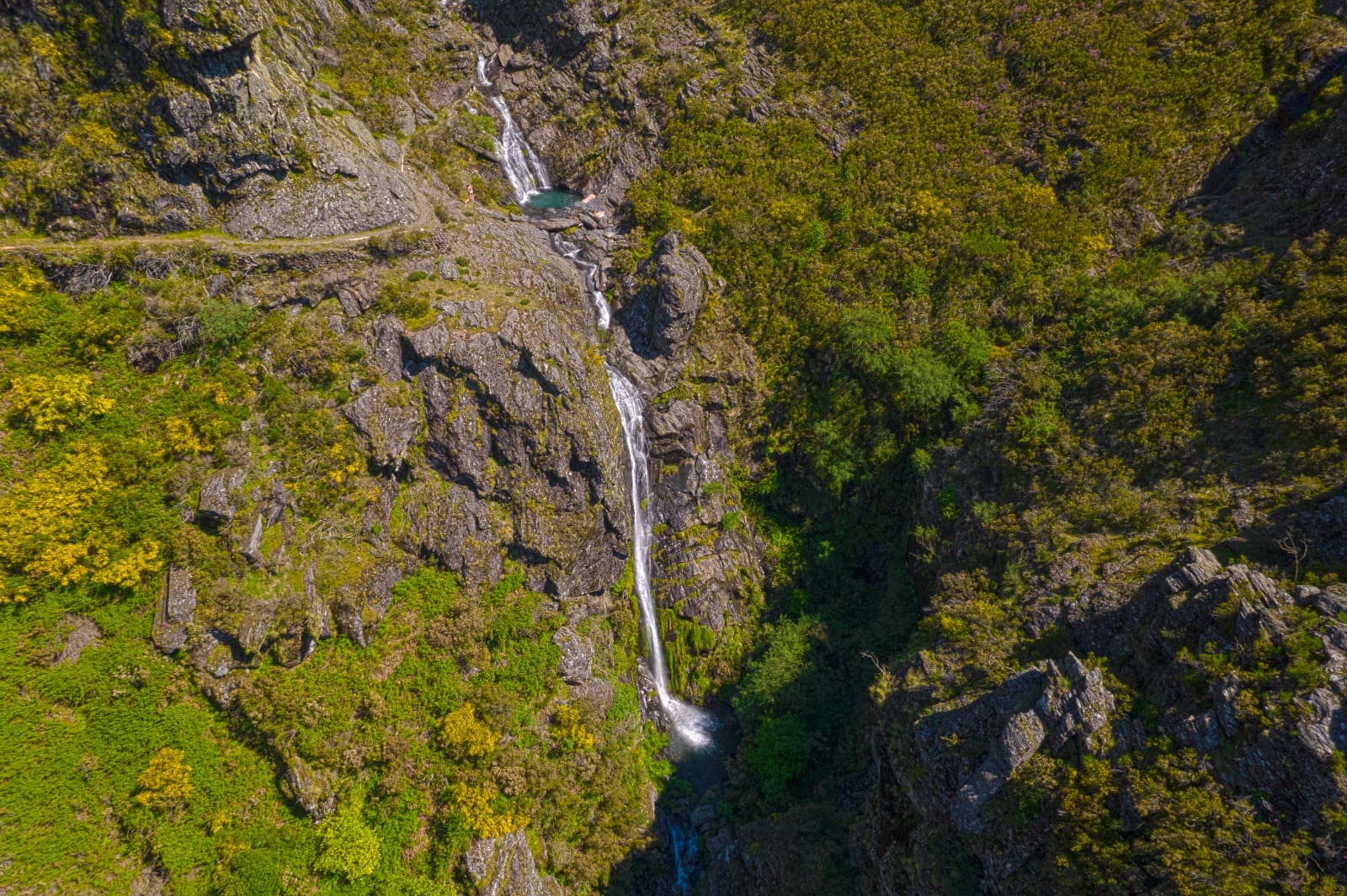 Wonderful waterfall in Sierra Marao