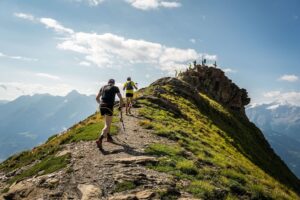 gara di ultra trail running umt che si svolge in valle aosta