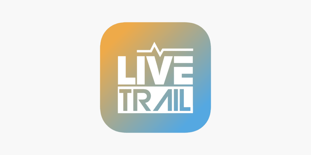 UTMB Live Trail in logo Live Trail 