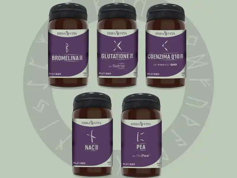 integratori Erba Vita linea Platinum er lo sport