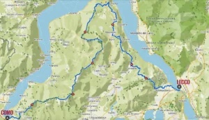 Ultra Trail Lago di Como 60 km mappa