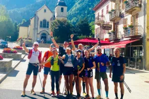 Ultra Trail Monte Bianco arrivo della gara c94b7643